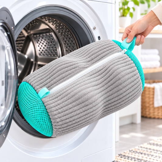 360° Sneaker-Waschbeutel mit Chenille-Reinigungsfasern