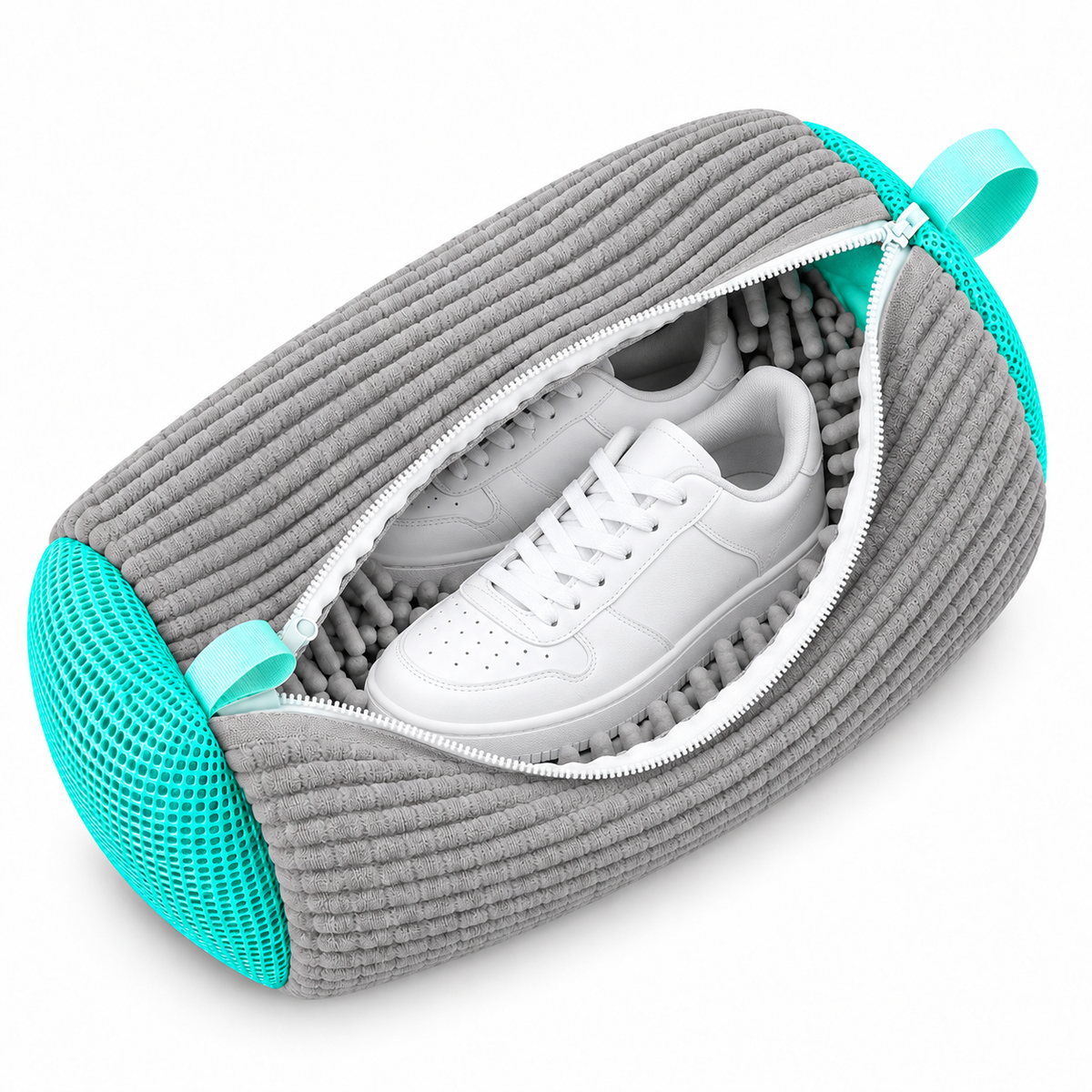 360° Sneaker-Waschbeutel mit Chenille-Reinigungsfasern