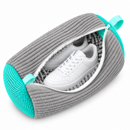 360° Sneaker-Waschbeutel mit Chenille-Reinigungsfasern