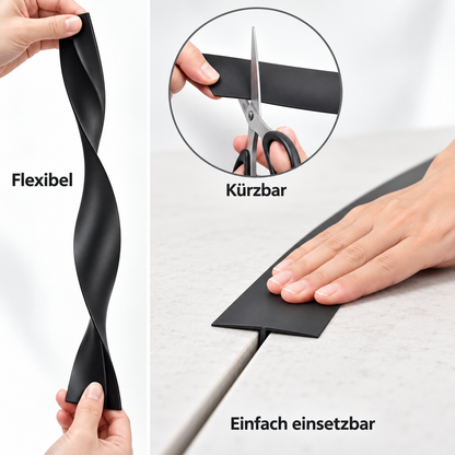 Silikon-Herdspaltabdeckung – 2er-Set