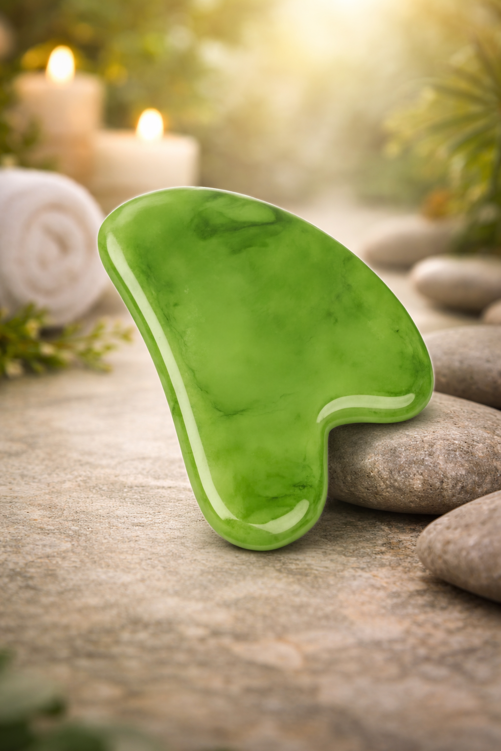 Gua-Sha Massagestein – sichtbar frischere Haut & entspannter Gesichtsausdruck | Celesse