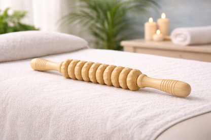 Massage-Roller aus Holz – löst Verspannungen & fördert die Durchblutung sofort | Celessé