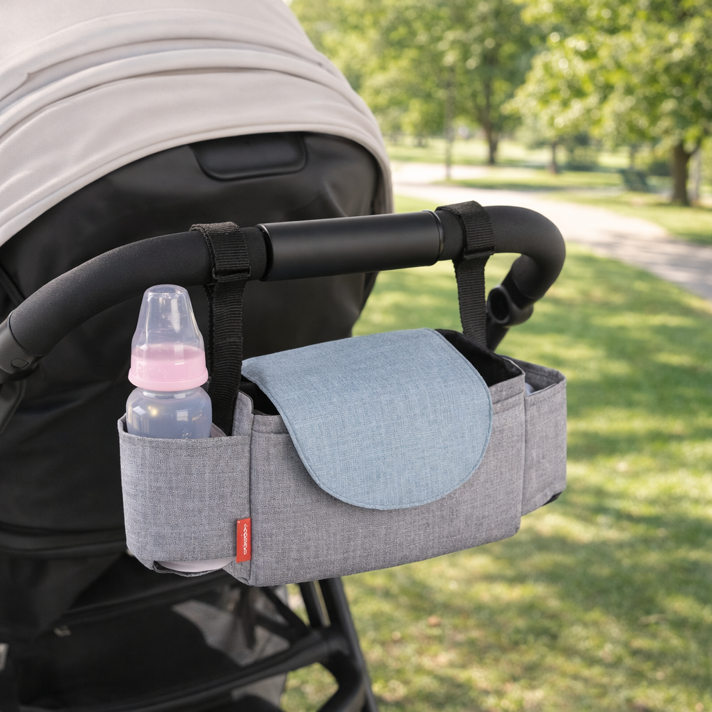 Kinderwagen-Organizer – alles griffbereit ohne Suchen beim Spaziergang | Celessé
