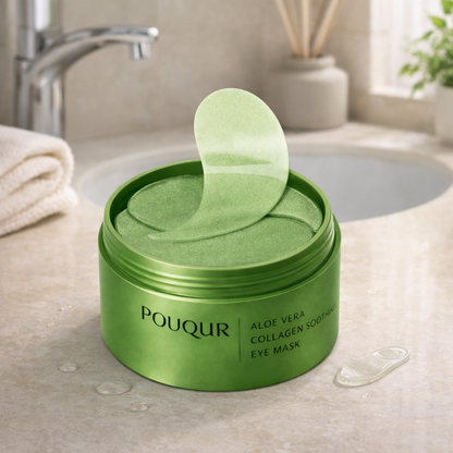 Kühlende Aloe Vera Collagen Augenpads – Frischer Blick in 15 Minuten | Celessé 3er Set