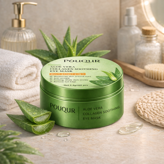 Patch occhi rinfrescanti al collagene e aloe vera – Sguardo fresco in 15 minuti | Set da 3 Celessé
