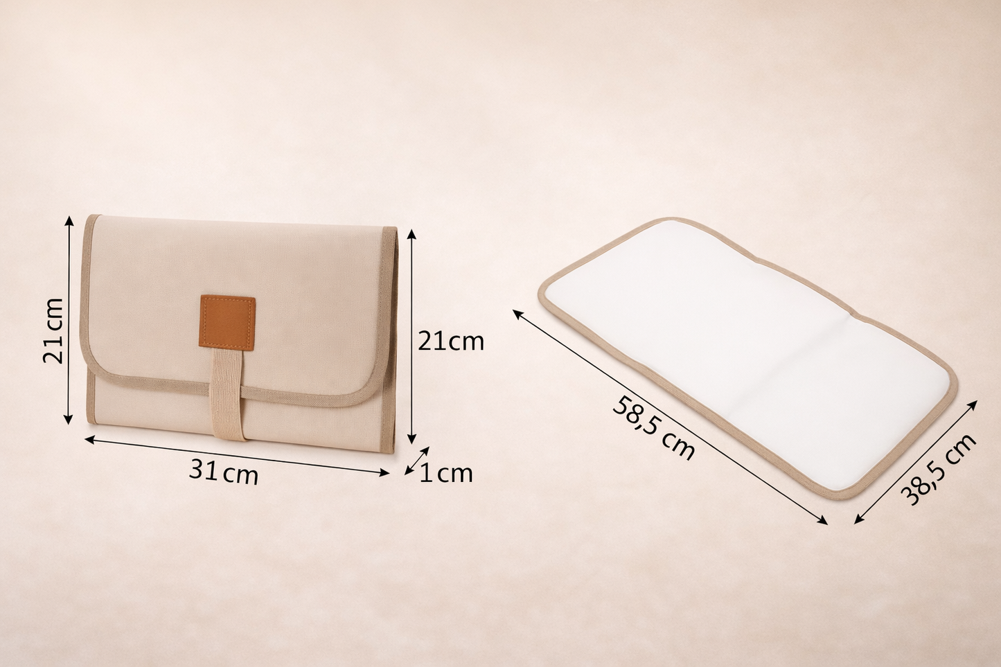 Faltbare Wickelunterlage – hygienisch & stressfrei wickeln unterwegs | Celessé
