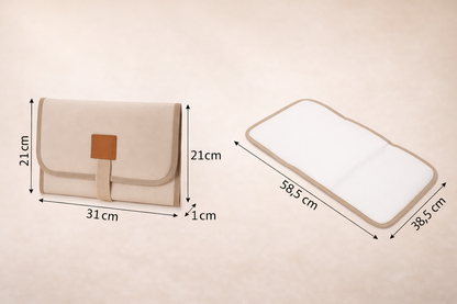 Faltbare Wickelunterlage – hygienisch & stressfrei wickeln unterwegs | Celessé